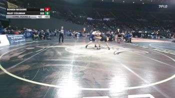 4A Boys 175 lbs Cons. Round 2 - Riley Coleman, Cascade Boys vs Bowen McGuire, Baker / Powder Valley Boys