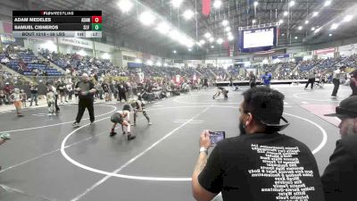 58 lbs Consi Of 8 #2 - Adam Medeles, Adams City WC vs Samuel Cisneros, SLV Elite WC