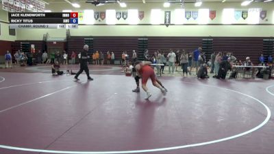 162.7-173.7 lbs Champ. Round 2 - Jace Klendworth, Immortal vs Ricky Titus, Immortal Athletics Wrestling Club