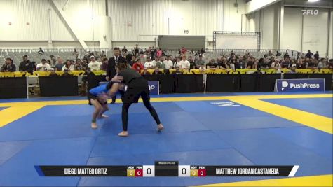 Matthew Jordan Castaneda vs Diego Matteo Ortiz 2025 World IBJJF Jiu-Jitsu No-Gi Championship