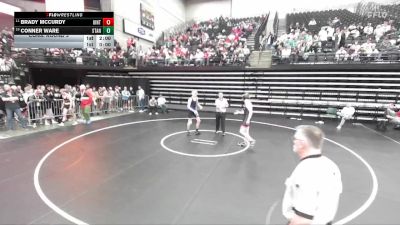 4A 150 lbs Cons. Round 3 - Conner Ware, Stansbury vs Brady Mccurdy, Uintah