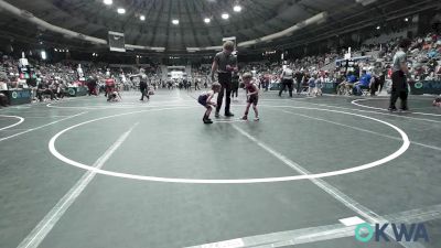 40 lbs Round Of 16 - Tucker Henley, Eufaula Ironheads Wrestling Club vs Titus Combs, Buck Pride Wrestling