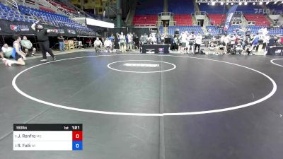 190 lbs Rnd Of 16 - Jace Renfro, MO vs Reed Falk, WI