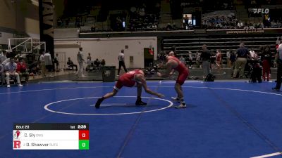 133 lbs Round Of 16 - Charlie Sly, Gardner-Webb vs Dylan Shawver, Rutgers