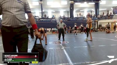 125 lbs Round 2 (6 Team) - AJ FURR, MF Savages vs Wyatt Moore, Ohio Hazards