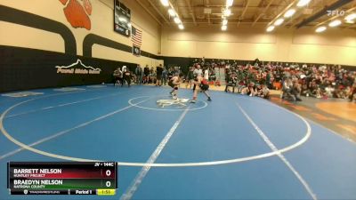 144C Round 2 - Braedyn Nelson, Natrona County vs Barrett Nelson, Huntley Project