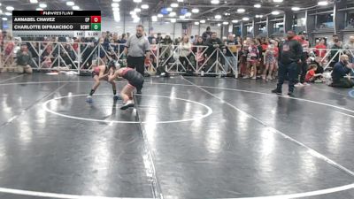 70 lbs Round 1 (9am Friday) - Annabel Chavez, Cali Pink vs Charlotte Difrancisco, NCWAY National Team