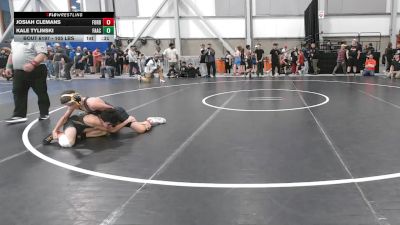 105 lbs Cons. Sub-rd Of 16 - Kale Tylinski, Falls Academy vs Josiah Clemans, FordDynastyWrestlingClub