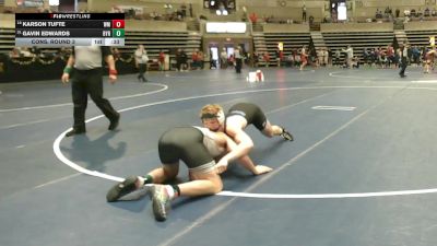 160 Championship Bracket Cons. Round 3 - Gavin Edwards, Byron vs Karson Tufte, Watertown-Mayer