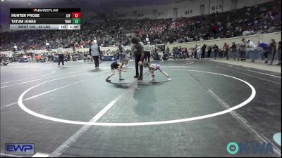 40 lbs Consolation - Hunter Prose, Jay Wrestling Club vs Tatum Jones, Tonkawa Takedown Club