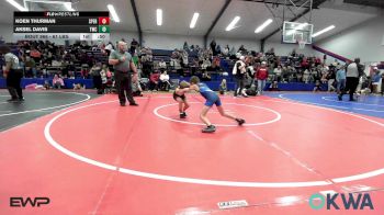 61 lbs Semifinal - Koen Thurman, Sperry Wrestling Club vs Aksel Davis, Tahlequah Wrestling Club