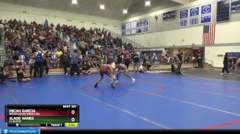 106 lbs Quarterfinal - Slade Hanes, La Quinta vs Micah Garcia, Rough House Wrestling