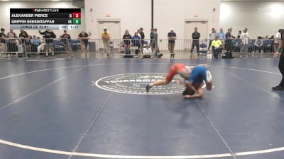 120 lbs Consi Of 32 #1 - Alexander Pierce, IA vs Griffin Sensintaffar, OK