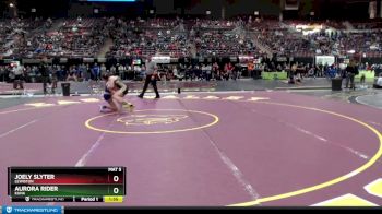 114 lbs Champ. Round 3 - Aurora Rider, Kuna vs Joely Slyter, Lewiston