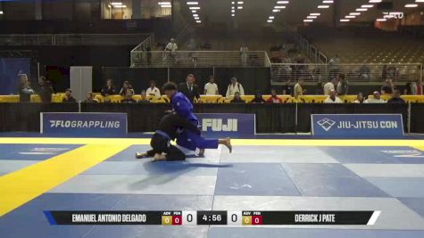 Derrick J Pate vs Emanuel Antonio Delgado 2025 Pan Jiu Jitsu IBJJF Championship
