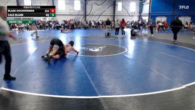 Silver 157 lbs Cons. Round 2 - Cale Bland, University Of Dubuque vs Blaze Dochterman, Southeastern Community College