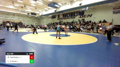 147 lbs Consi Of 4 - Ryder Yoshitake, San Marino vs Lucan O`Brien, St. Edward (OH)