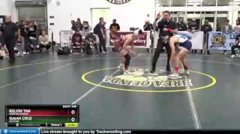 106 lbs Cons. Round 2 - Kelvin Tan, Rancho Mirage vs Isaiah Cruz, Mayfair