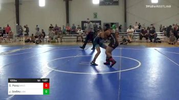 105 lbs Quarterfinal - David Perez, Mayo Quanchi vs Jaxson Godley, Junior Comet