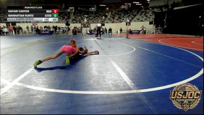 65 lbs Consolation - Safari Castor, Woodward Youth Wrestling vs Manhattan Kurtz, SlyFox Wrestling Academy