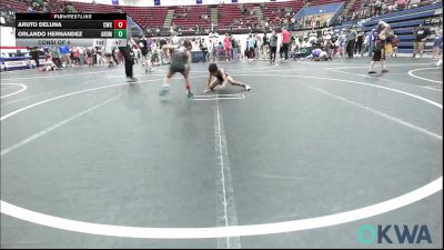 52-55 lbs Consi Of 4 - Aruto DELUNA, CacheWrestlingClub vs Orlando Hernandez, ARDMORE TAKEDOWN CLUB