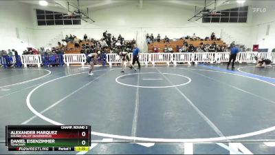 126 lbs Champ. Round 2 - Alexander Marquez, Golden Valley (Bakersfield) vs Daniel Eisenzimmer, Tehachapi