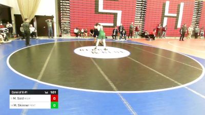 190 lbs Consi Of 8 #1 - Mohaned Said, Wilmington vs Mason Skinner, Pentucket