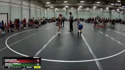 119 lbs Round 1 - Julie Gatto, Clinic Wrestling FXBG vs Cecilia Verrilli, Unattached