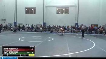 125 lbs Quarterfinal - Ryan Rosenthal, The College Of New Jersey vs Matt Caccamise, College At Brockport