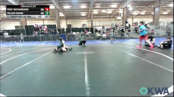 80 lbs Semifinal - Brady Boles, Mustang Bronco Wrestling Club vs Emery Hunter, Duncan Demon Wrestling
