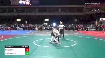 61 lbs Round Of 16 - Hayden Hasiak, Big Horns vs Justin Wittwer, Pride WC