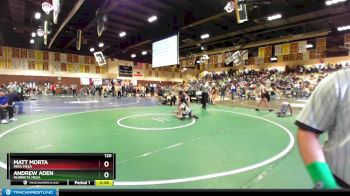 120 lbs Cons. Round 3 - Matt Morta, Mira Mesa vs Andrew Aden, Murrieta Mesa