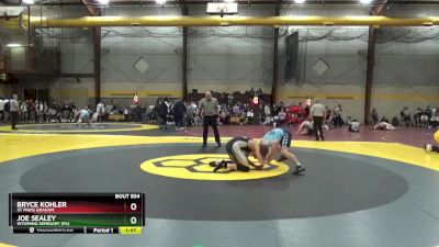 165 lbs Champ. Round 3 - Bryce Kohler, St Paris Graham vs Joe Sealey, Wyoming Seminary (PA)