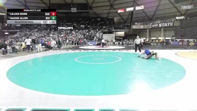 Girls 4A 120 lbs Quarterfinal - Alexis Allen, Richland (Girls) vs Lillian Born, Curtis (Girls)