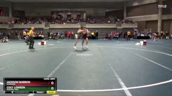 160 Championship Bracket Cons. Semi - Colt Loween, Mounds View vs Jackson Barron, Shakopee