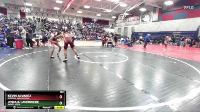 132 lbs Cons. Round 2 - Joshua Laverdiere, Monte Vista vs Kevin Alvarez, Imperial High School