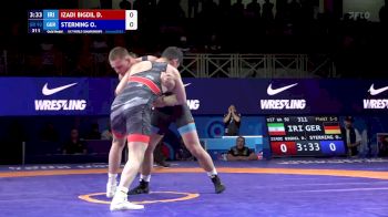 92 kg Final 1-2 - Danial Izadi Bigdilou, Iran vs Ole Sterning, Germany