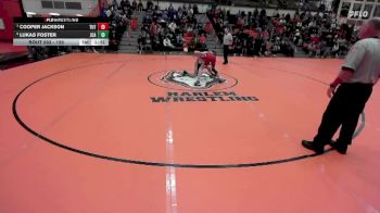 126 lbs Quarterfinal - Cooper Jackson, TUTTLE (OK) vs Lukas Foster, JOLIET (CATHOLIC Academy)