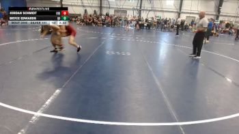 Silver 141 lbs Champ. Round 1 - Jordan Schmidt, Coe vs Bryce Edwards, Quincy