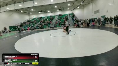 120 lbs Semifinal - Bianca Maez, Green River vs Gracie Price, Thunder Ridge