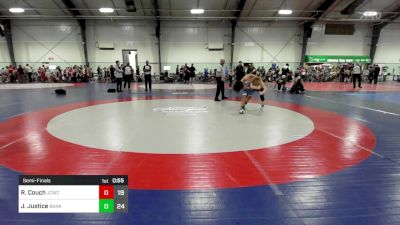 100 lbs Semifinal - Robert Couch, Jackson County Wrestling Club vs Jude Justice, Banks County Battle Born Wrestling