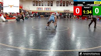 150 lbs 3rd Place Match - Joshua Ortiz, Madison vs Jonathan Cabarle, West Morris Central