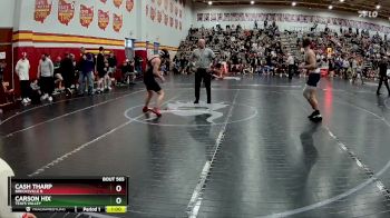 132 lbs Cons. Round 4 - Carson Hix, Teays Valley vs Cash Tharp, Brecksville B