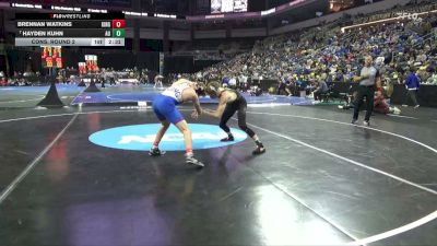 149 lbs Cons. Round 2 - Hayden Kuhn, Ashland vs Brennan Watkins, King (TN)