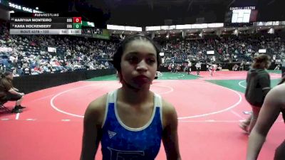122 lbs Quarterfinal - Nariyah Monteiro, Unattached vs Kara Hockenbery, Unattached