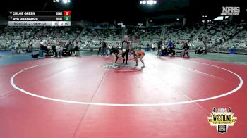 G6A-105 lbs Champ. Round 1 - Ava Granados, NORMAN NORTH (Girls) vs Chloe Green, BOOKER T WASHINGTON (Girls)