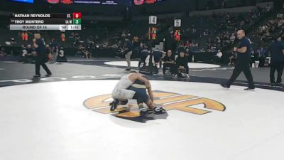 120 lbs Round Of 16 - Nathan Reynolds, St. John Bosco (SS) vs Troy Montero, La Mirada (SS)