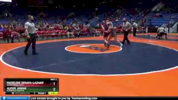 130 lbs Quarterfinal - Madeline Zerafa-Lazarevic, Schaumburg (H.S.) vs Alexis Janiak, Plainfield (South)