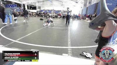 68 lbs Round 2 (4 Team) - Truman Manser, Victory Wrestling vs Aidan Slagter, Untouchables Purple