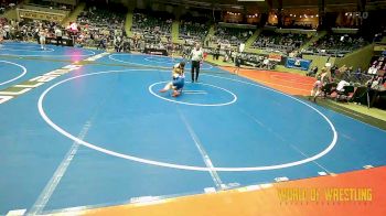88 lbs Consi Of 16 #2 - Karson Wuebker, Sebolt Wrestling Academy vs Riley Bradley, Team Tulsa Wrestling Club